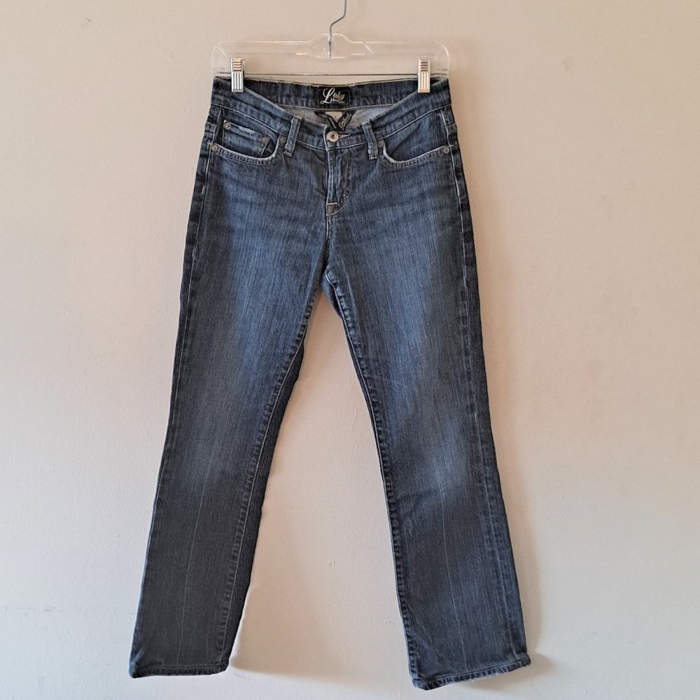 Lucky Brand Dark Wash Mid Rise Straight Leg Denim Jeans - Womens Size 2 | 26